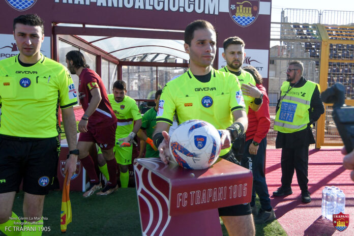 Arbitro. Foto: FC Trapani 1905