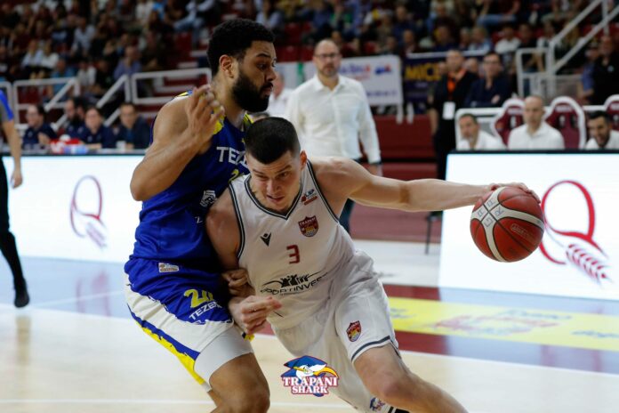 Amar Alibegovic, Trapani Shark-Tezenis Verona. Foto: Trapani Shark