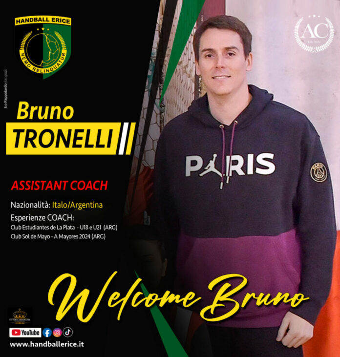 Bruno Tronelli, Handball Erice. Foto: Handball Erice