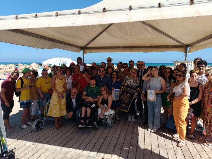 Trapani, la spiaggia di piazza Vittorio diventa 